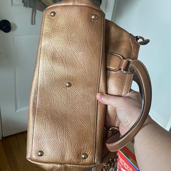 Authentic Gucci soho two way bag satchel crossbody Japan exclusive rose gold. - Picture 14 of 16